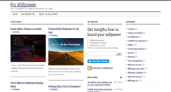 Desktop Screenshot of fixwillpower.com